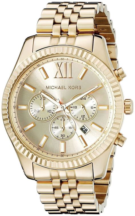 michael kors mk8281 lexington horloge|michael kors gold tone.